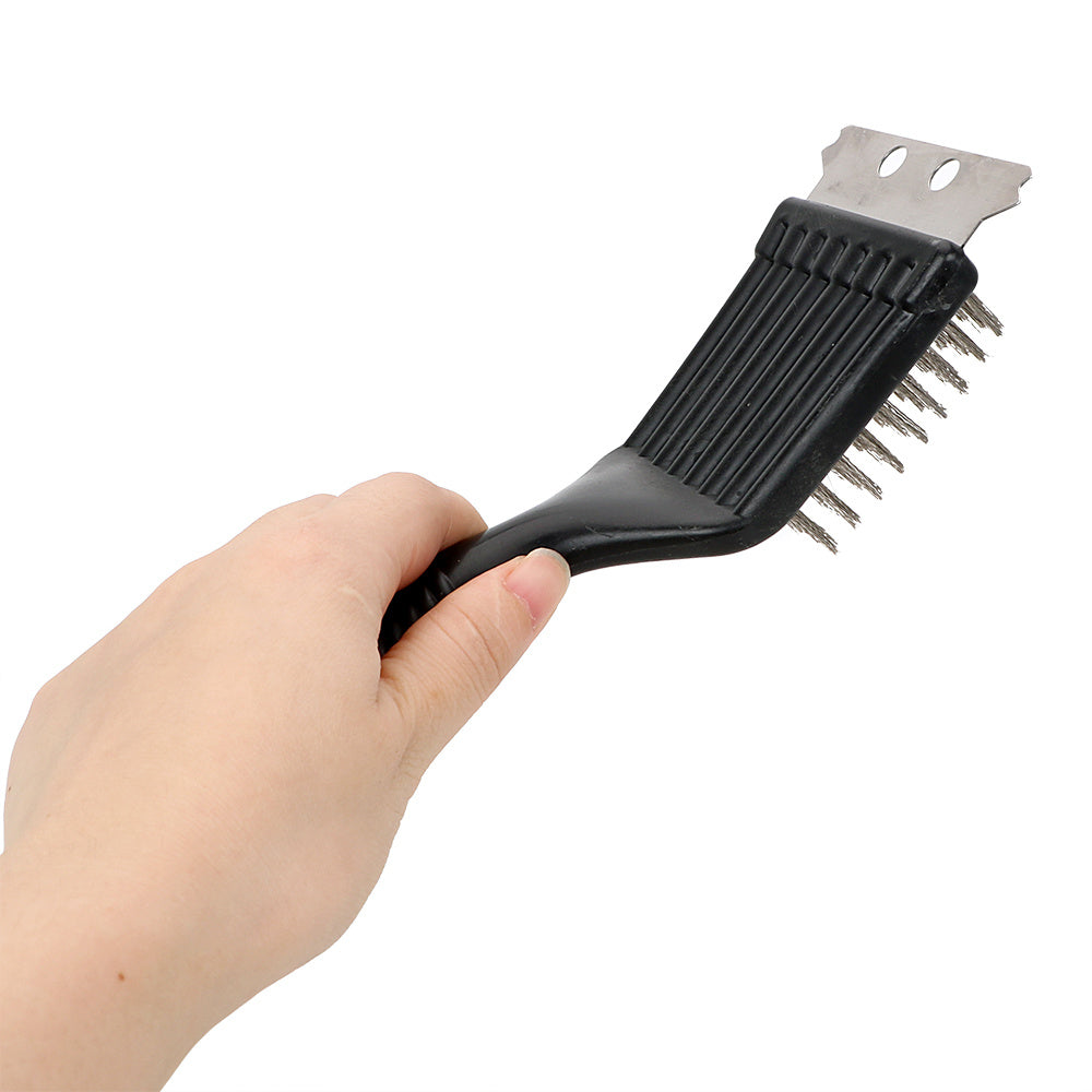 Barbecue cleaning steel brush