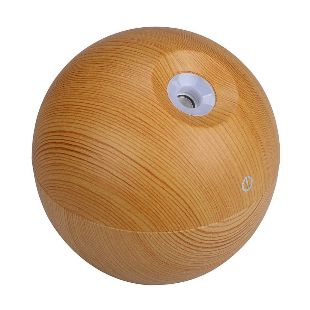 wood grain humidifier USB mini home bedroom prepaid baby mute moisturizing air purifier