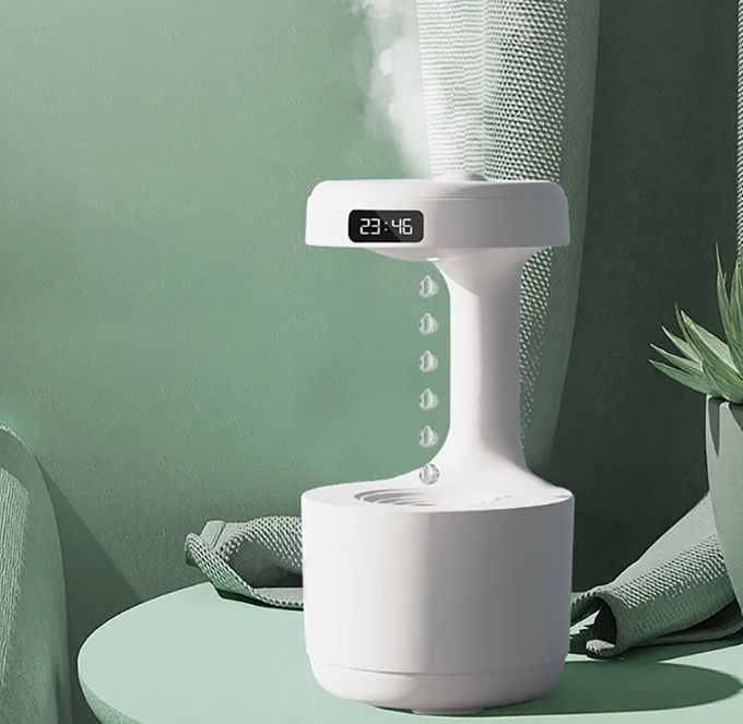 Anti-gravity Clock Humidifier White