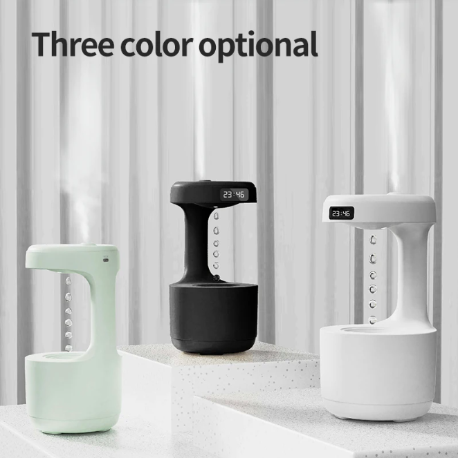 Anti-gravity Clock Humidifier Color Options