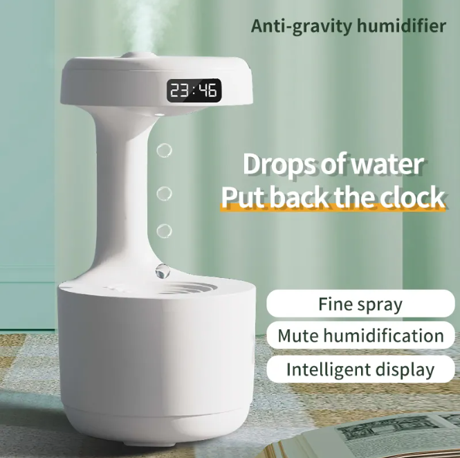 Anti-gravity Clock Humidifier Features