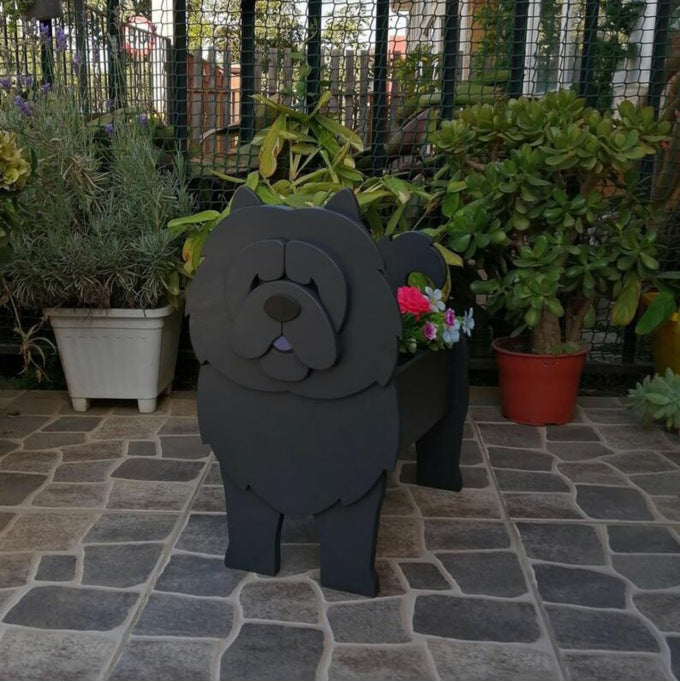 Source Manufacturers Independent Station Cross-border E-commerce Garden Art Crafts Decorations Dog Planter Cat Flower Pot