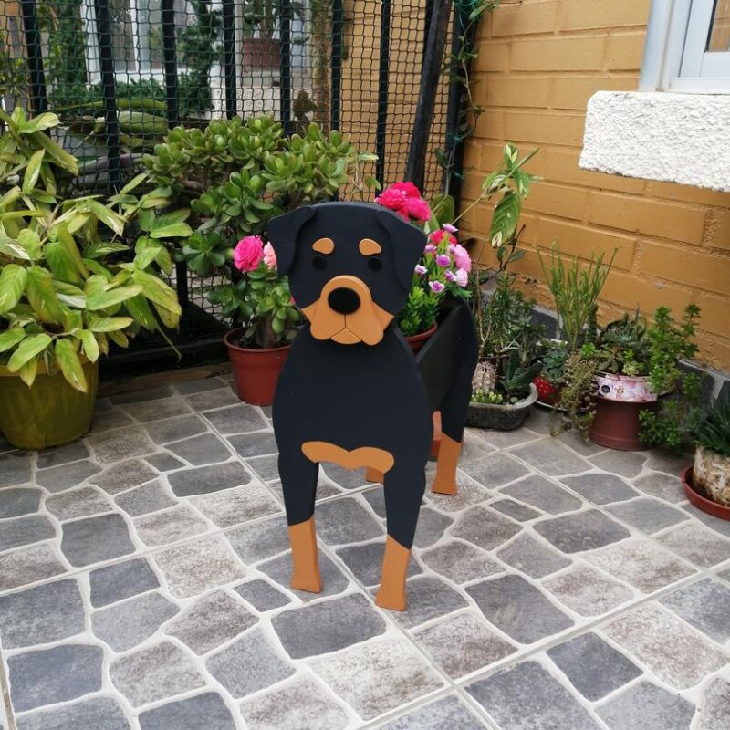 Source Manufacturers Independent Station Cross-border E-commerce Garden Art Crafts Decorations Dog Planter Cat Flower Pot