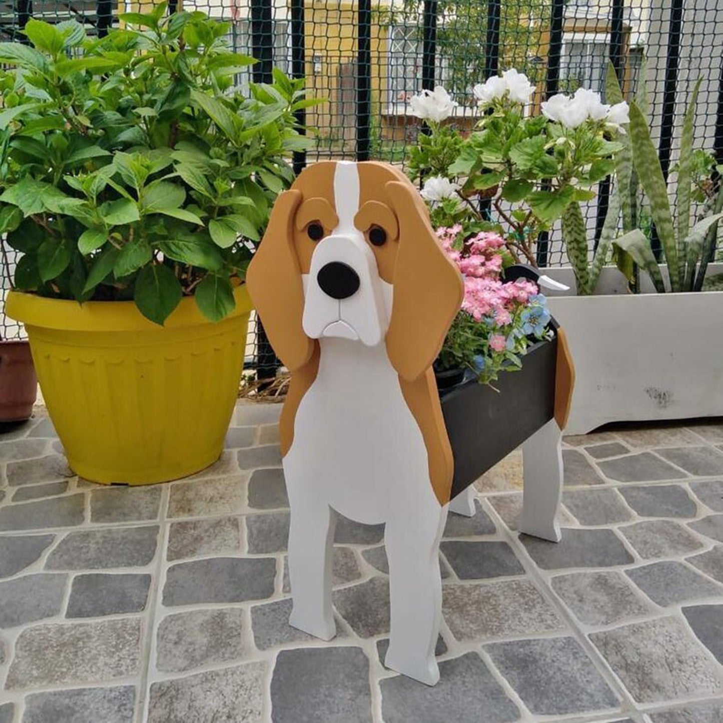 Source Manufacturers Independent Station Cross-border E-commerce Garden Art Crafts Decorations Dog Planter Cat Flower Pot