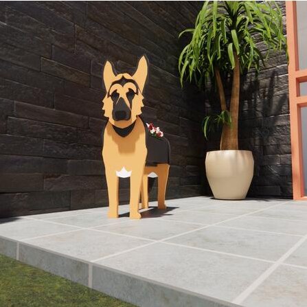 Source Manufacturers Independent Station Cross-border E-commerce Garden Art Crafts Decorations Dog Planter Cat Flower Pot