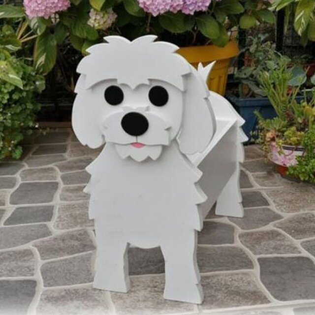 Source Manufacturers Independent Station Cross-border E-commerce Garden Art Crafts Decorations Dog Planter Cat Flower Pot