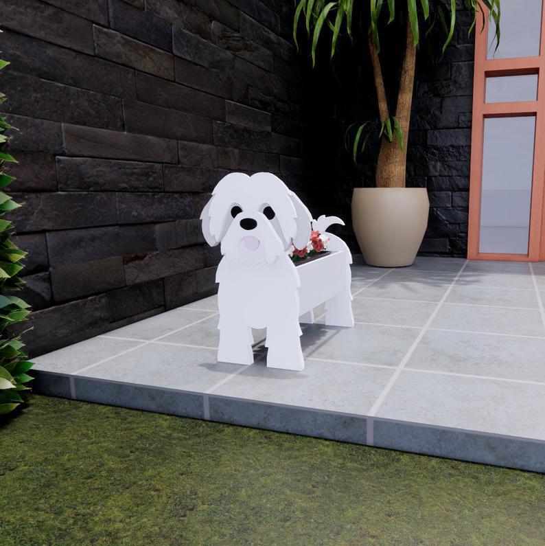 Source Manufacturers Independent Station Cross-border E-commerce Garden Art Crafts Decorations Dog Planter Cat Flower Pot