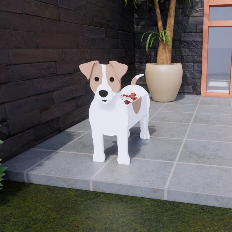 Source Manufacturers Independent Station Cross-border E-commerce Garden Art Crafts Decorations Dog Planter Cat Flower Pot