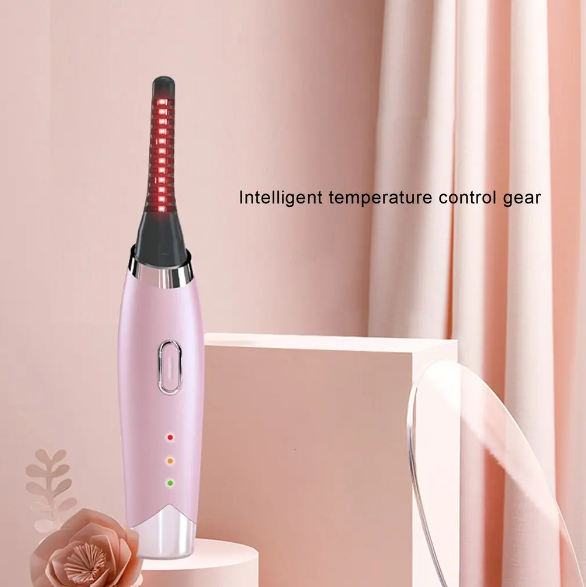 Heated Eyelash Curling Pen Intelligent Temperature