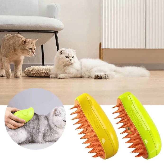 Pet Steam Brush for Cats and Dogs