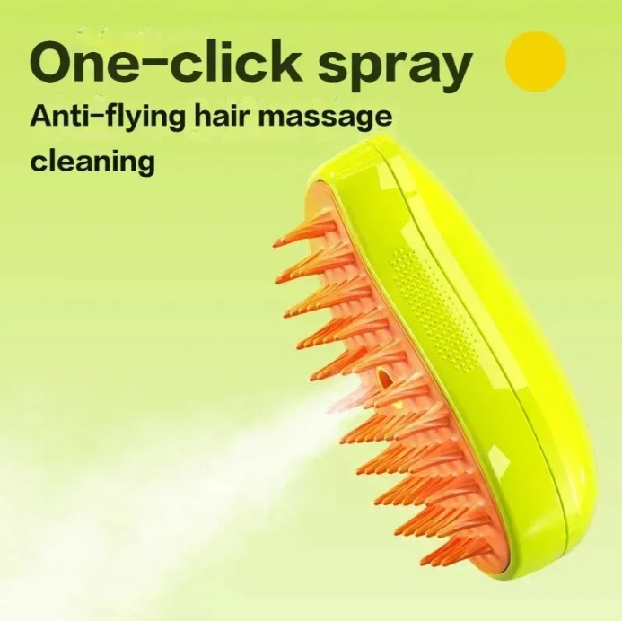 Pet Steam Brush One Click Spray